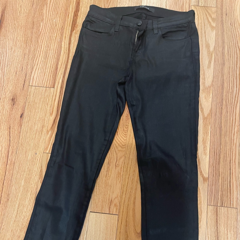 J Brand black shimmer jeans. Skinny leg. Size 26.